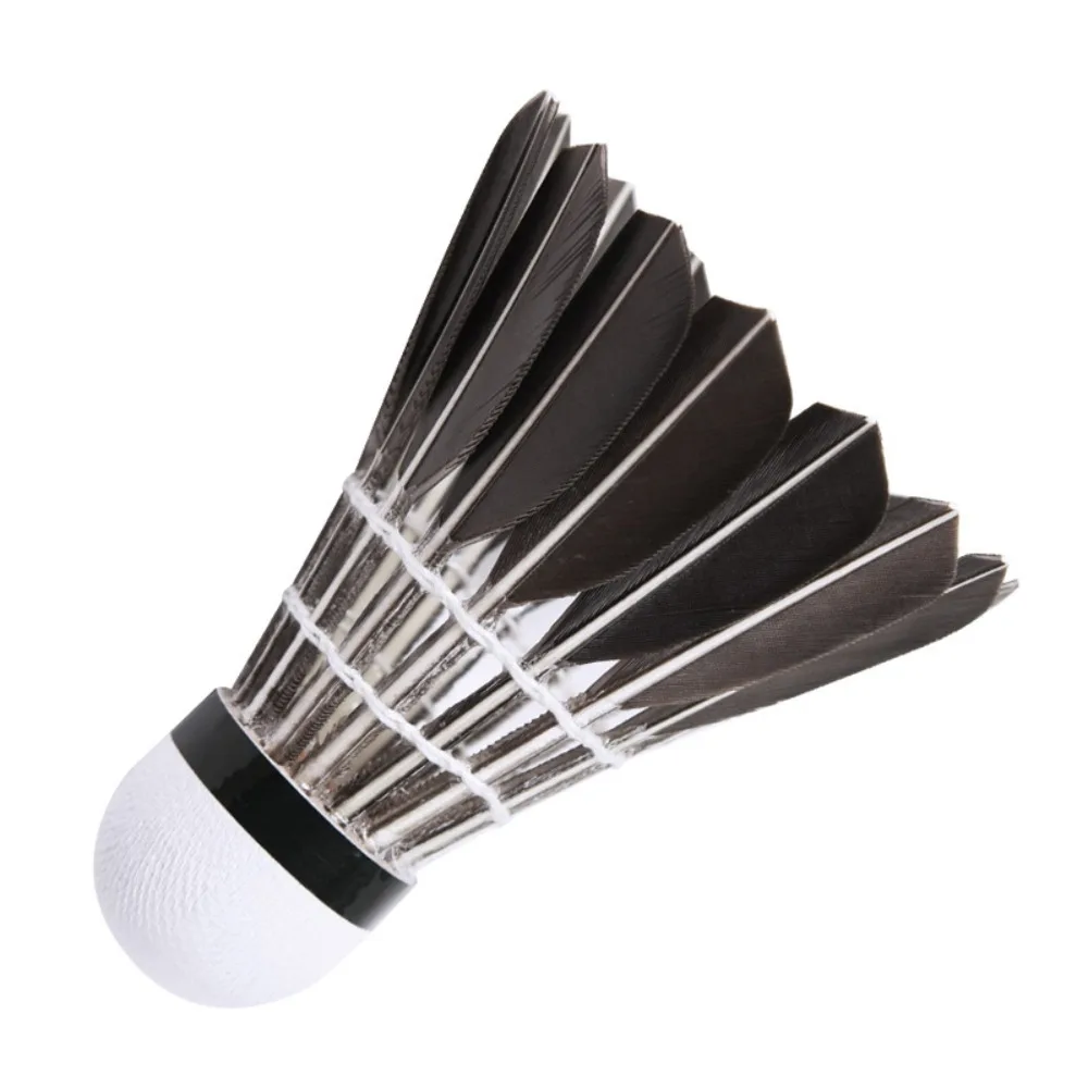 Professional Badminton Shuttlecock Black Goose Feather Badminton Shuttlecock Training Sport Badminton Ball 5 Professional Badminton Shuttlecock Black Goose Feather Badminton Shuttlecock Training Sport Badminton Ball 5