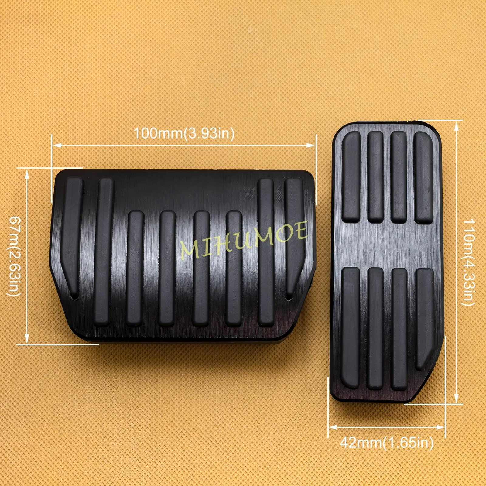 Anti-Slip Car Foot Brake Gas Pedal Pad Cover Trim car pedals pedal cover For Jaguar F-Pace-XE XF -
