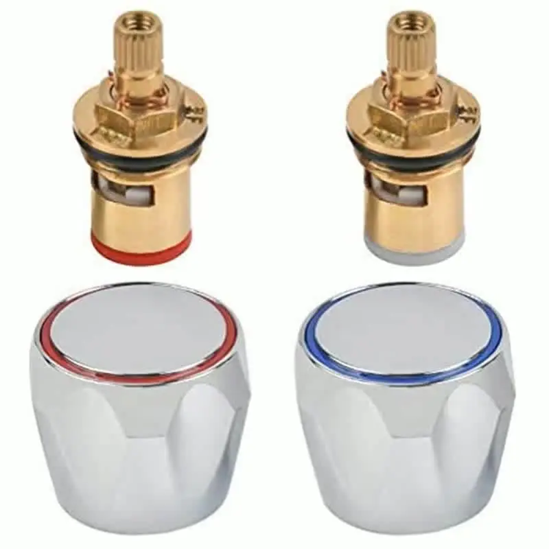 Tap Reviver Bath/Basin Conversion Kit Handles Hot & Cold Chrome Metal Pair ~5060966972396 01c Mp - View #8