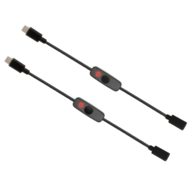 

Выключатель питания USB Type-C с индикатором, USB Type-C, для Raspberry Pi 4B, 8 шт.