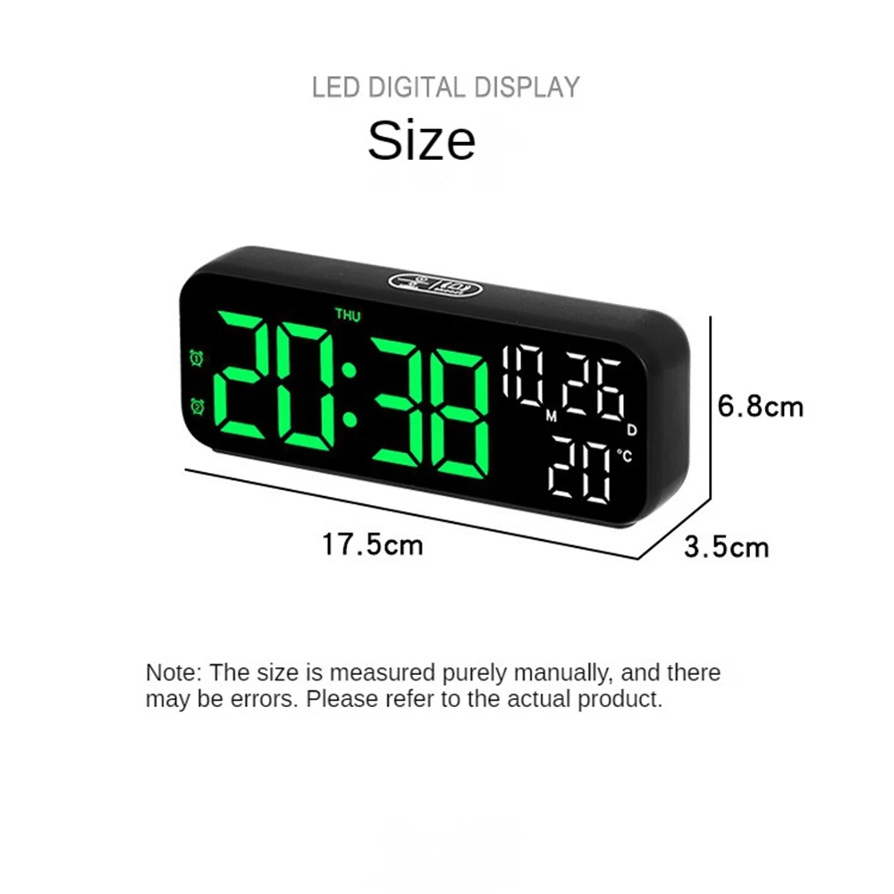 LED Digital Alarm Clock Display 6