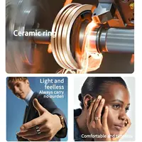 Men's Stripes smart ring, sleep and heart rate tracker,long battery life, compatible with iphone/Android women's smart rings 3