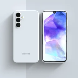 Liquid Silicone Soft TPU Phone Bumper Case - Enhanced Protection & Sleek Design for A13 5G (White)