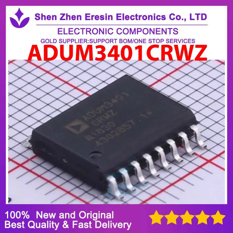 

Free shipping 1PCS/LOT ADUM3401CRWZ SOP16 New and original