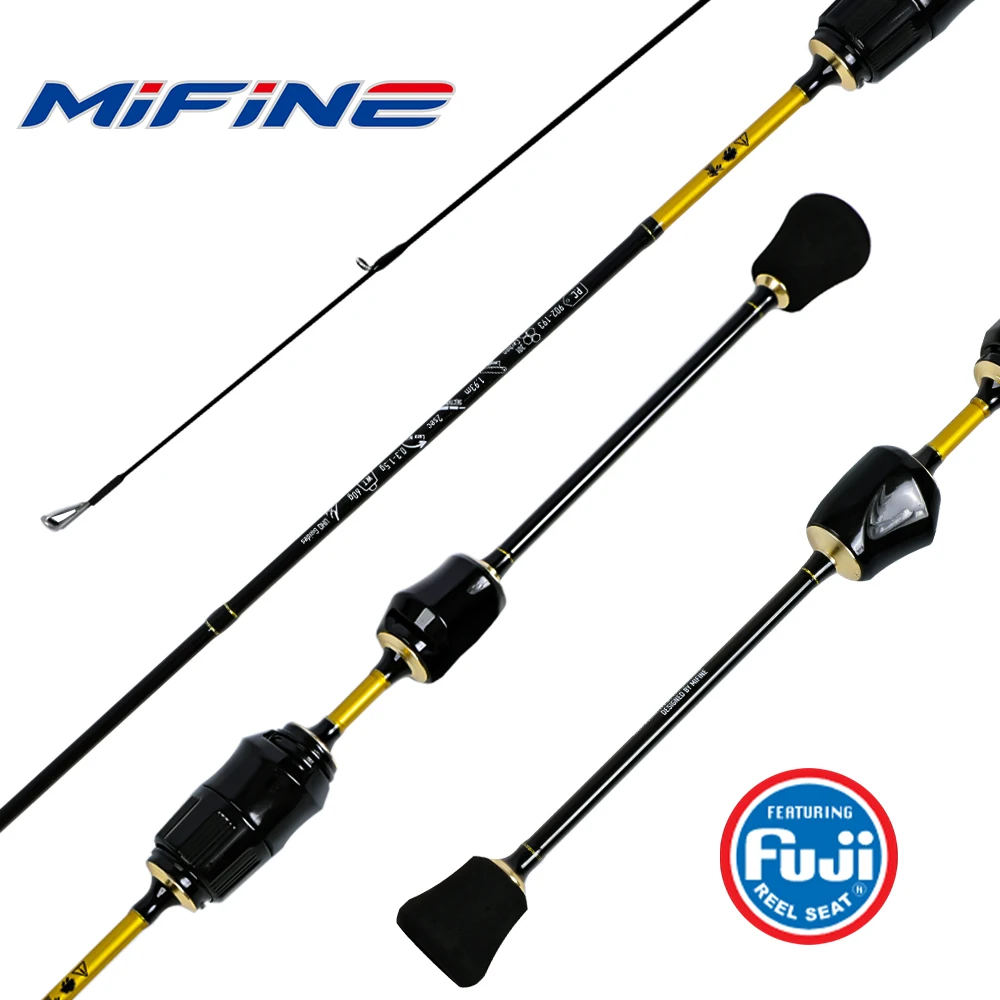 Canne ultralégère Mifine MOTRAL DRAW XUL 30T carbone Fuji pour truite avec leurres 0.3-1.5g