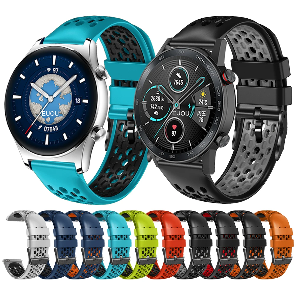 Cinturino Da 22Mm Per Honor Watch Gs 3/Gs Pro Cinturino Di Ricambio Magicwatch 2 46Mm/Magic Watch Cinturino In Silicone Cinturino Cinturino Cinturino