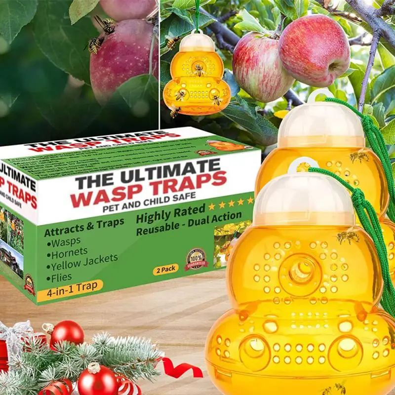 

Wasp Trap Durable Construction Outdoor Pest Control Ease Of Use And Maintenance Efficient And Reliable Insect Trap Bee Killer