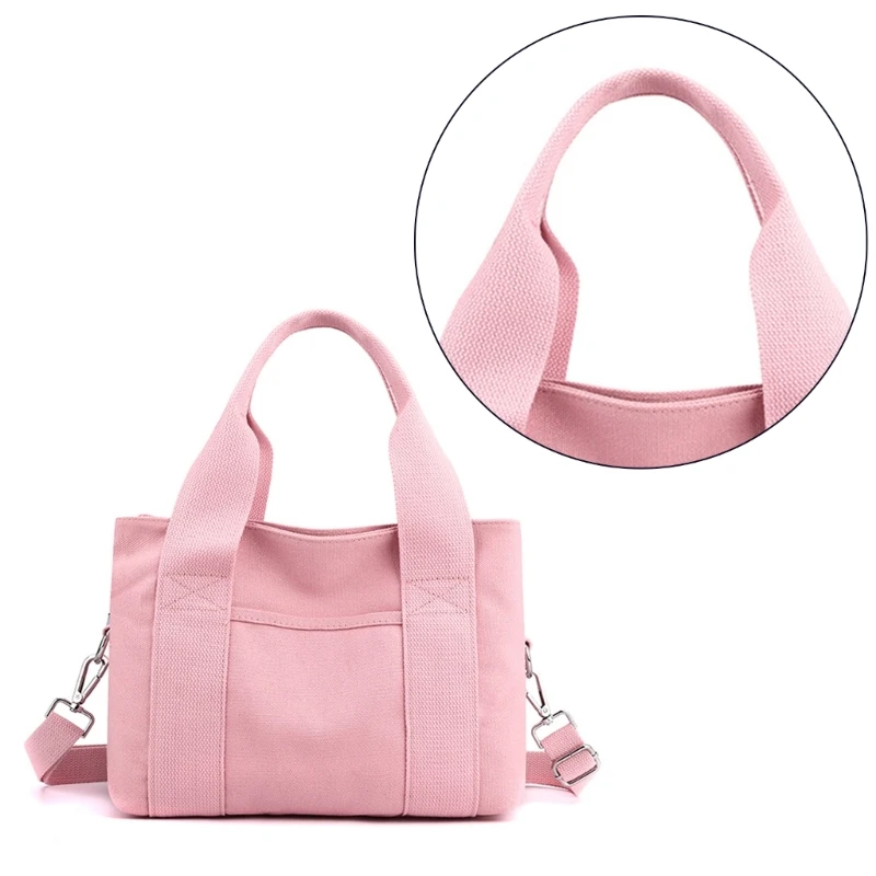 Versatile Shoulder Bag for Women Convenient and Practical Canvas Handbag