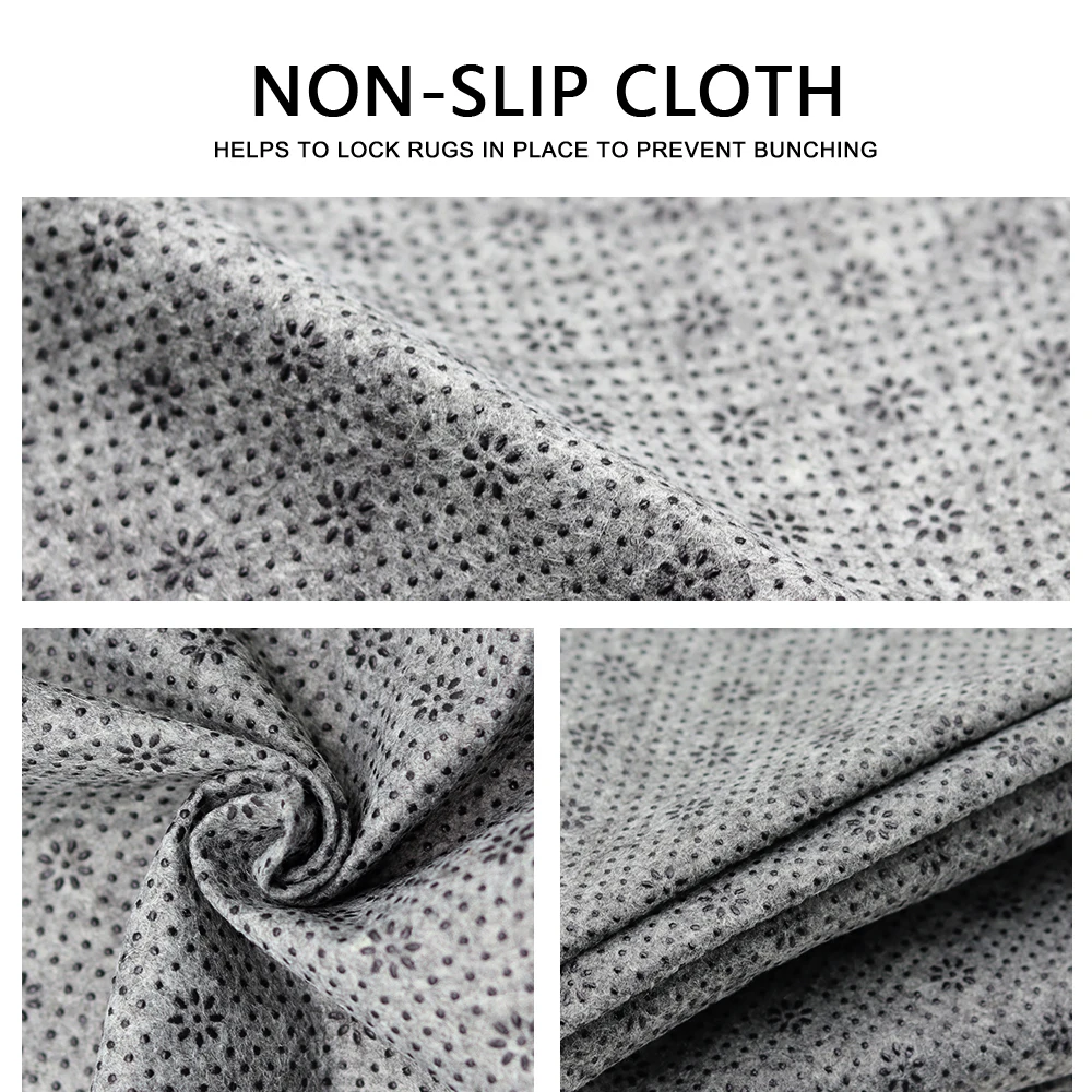 Description Picture 3 of item1.8m*1m Plum Blossom Pattern Non Slip Felt Fabric Anti-Slip Fabric For Diy Carpet Floor Mats Final Backing Cloth Car Seat Rug