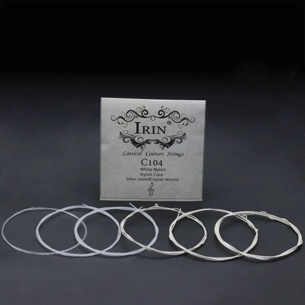 

1 Set C104 C104 Guitar Strings Silver Plated Nylon Classical Guitar Strings Professional Copper Winding Acoustic Guitar