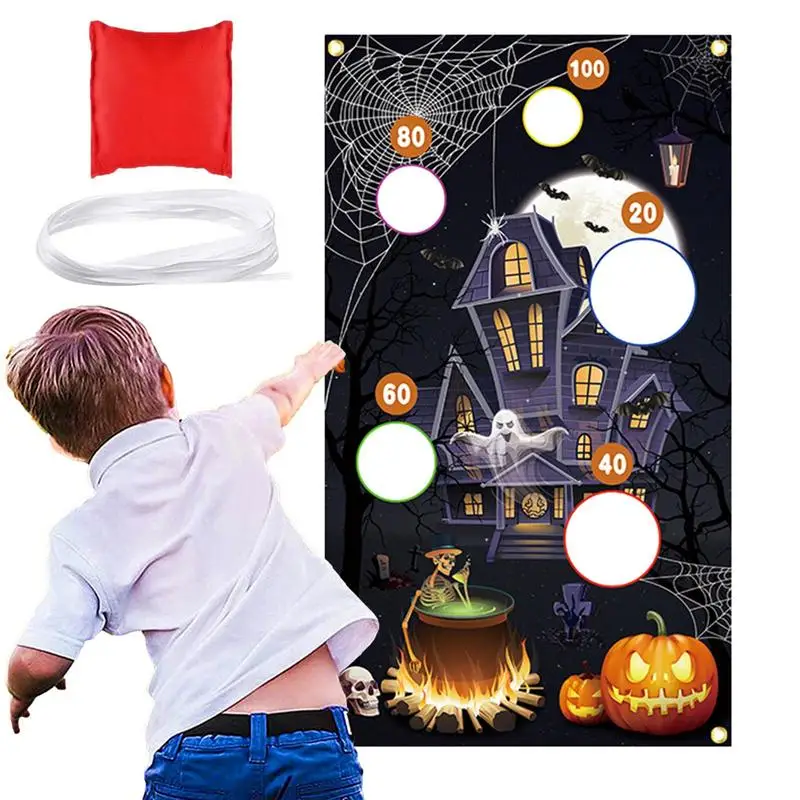 

Tossing Games For Kids Thanksgiving Toss Game Halloween Decorations Spooky Games Decorations Ghost Pumpkin Throwing Games With