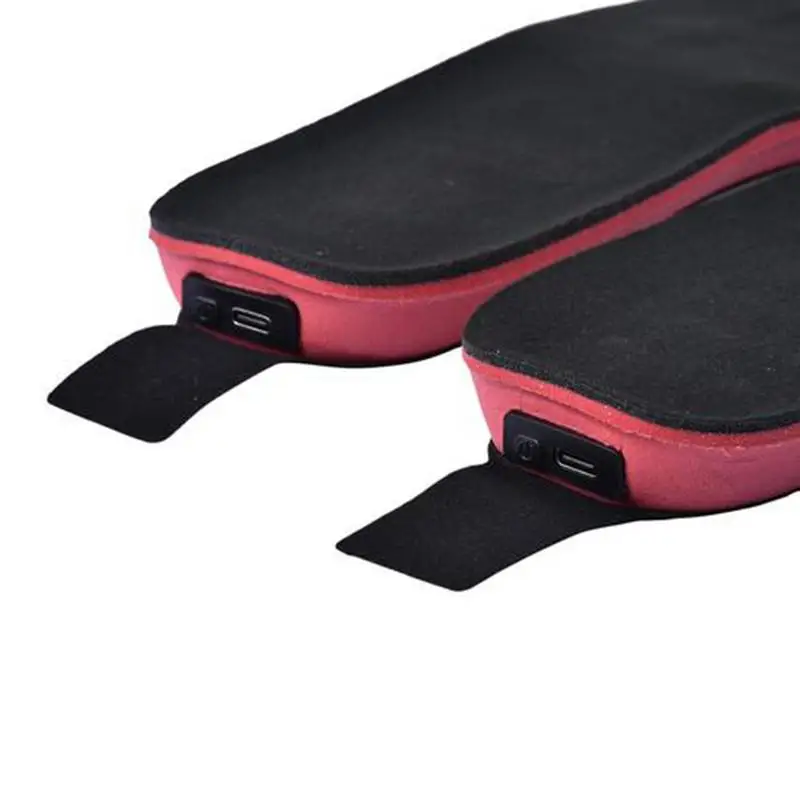Electric Heated Insole USB Rechargeable 3-speed Temperature Control Wireless Remote Control Heating Insole Winter Warm Shoes Pad