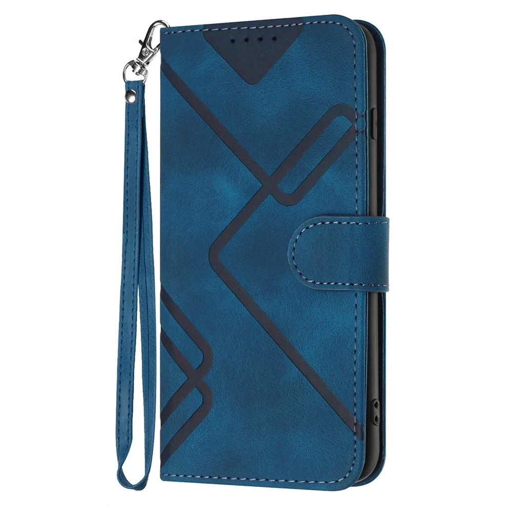 Luxury Leather Phone Case with Card Slot & Flip Wallet Design