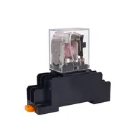 Miniature Coil Generalel ectromagnetic Intermediate Relay Switch with base HH52P 53P 54P LED 6/12/24VDC 110/220VAC MY2NJ/3NJ/3NJ 3