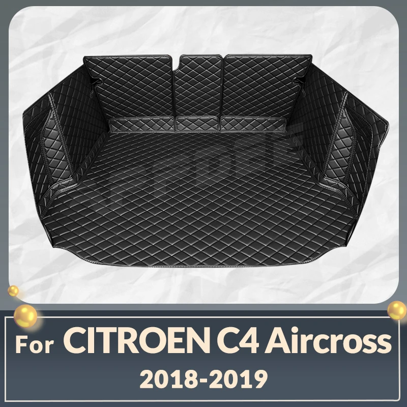 

Auto Full Coverage Trunk Mat For Citroen C4 AIRCROSS 2018 2019 Car Boot Cover Pad Cargo Liner Interior Protector Accessories