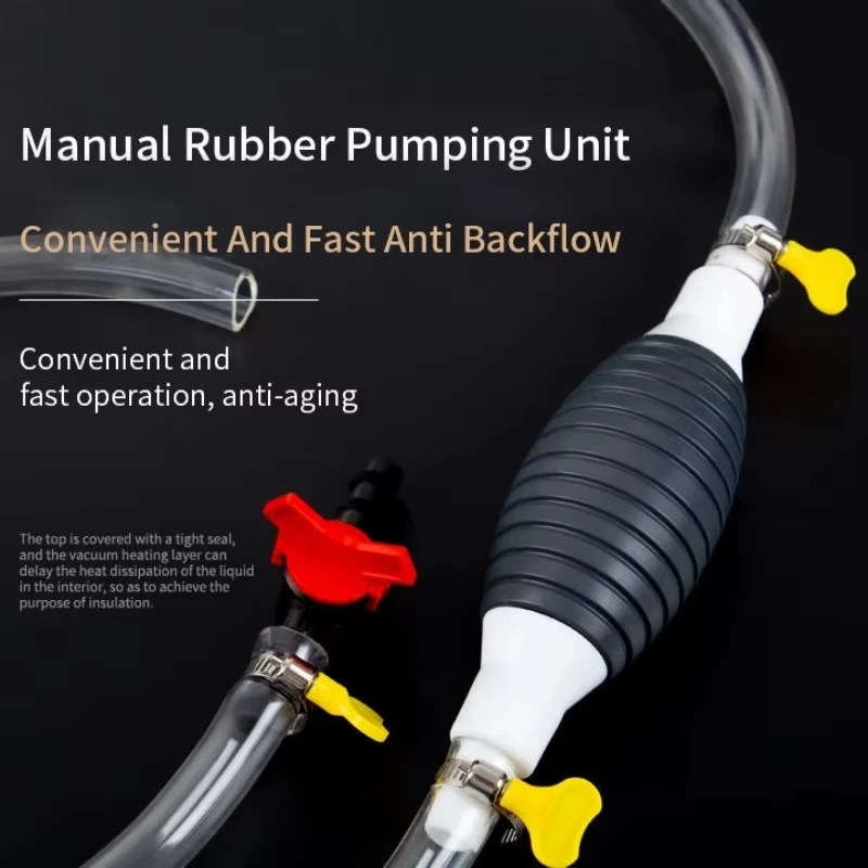 Hand Fuel Pump Car Fuel Tank Sucker Oil Transfer Pump Petrol Diesel Liquid Manual Syphon Saver For Gas Gasoline liquid transfer pump