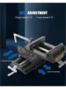 6 Cross Slide Vise Drill Press Milling Vise, 6 In Jaw Width, 6.1 Max Jaw Opening, 2 Way Heavy Duty X-Y Compound Bench Mount Clam 2