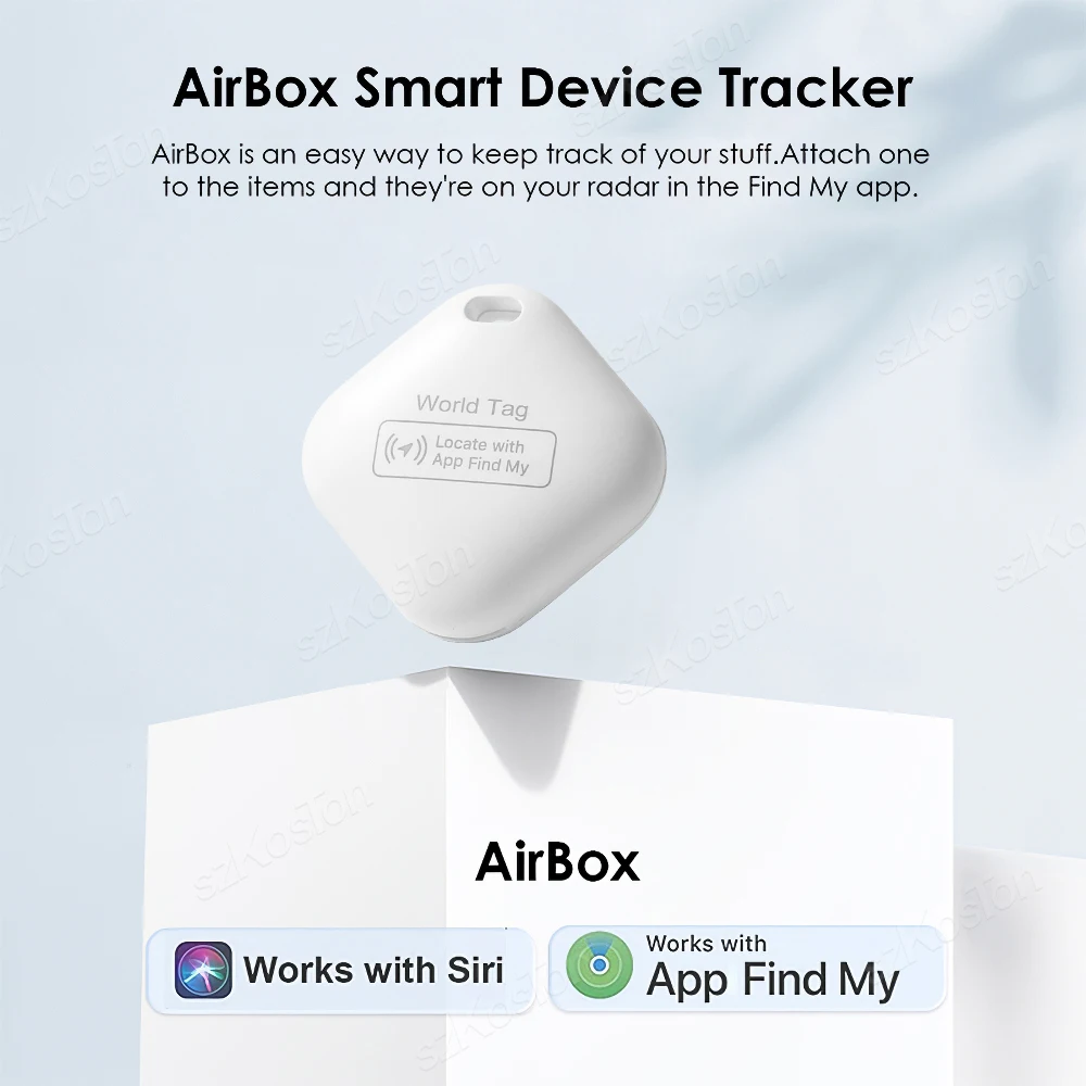 Pets GPS Tracker Bluetooth itag Apple Find My APP Anti Lost Device Cats Dog Tracker Car Key Kids GPS Mini Locator