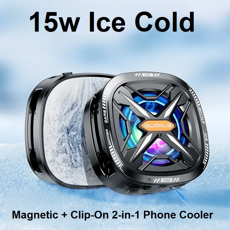 Phone Cooler 15w Semiconductor Mobile Phone Radiator Digital Display
