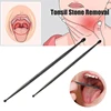 1pcs Tonsil Stone Removal Ear Wax Remover Stainless Steel Remover Mouth Cleaning Care Tools Tonsil Stone Remover Health Care 1