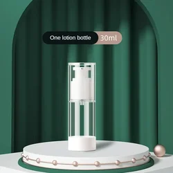 Clear Airless Cosmetic Cream Pump Bottle - Travel Size Dispenser for Creams, Gels, and Lotions (Available in 15ml, 30ml, 50ml) (Lotion bottle 30ml)