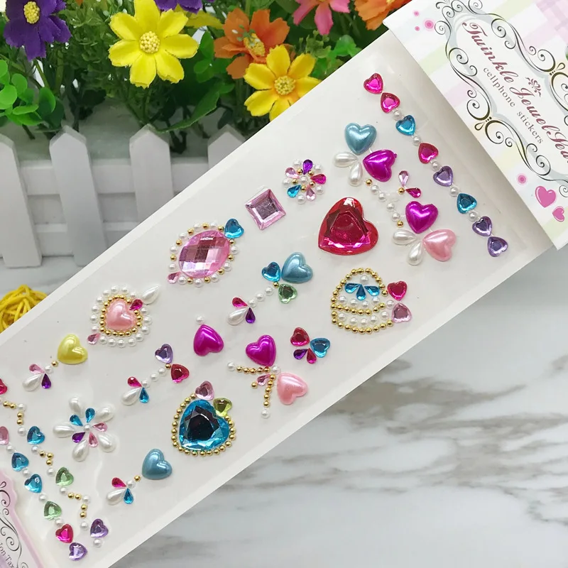 New Face Gems Jewels Rhinestone Face Sticker Bright Stickers for The Face Festivals Accessories Makeup Crystals Face Diamonds