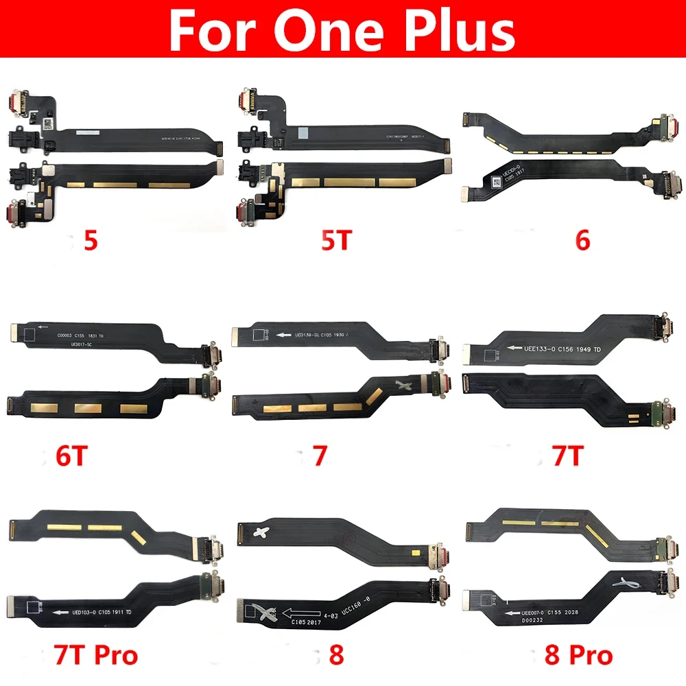 

USB-коннектор для зарядки Oneplus 5 5T 6 6T 7 7T 8 9 Pro 9R Nord N10