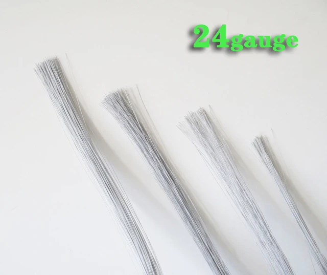 White Floral Wire, Wedding Flower Wire, 20Gauge, 130 Pieces per Pack