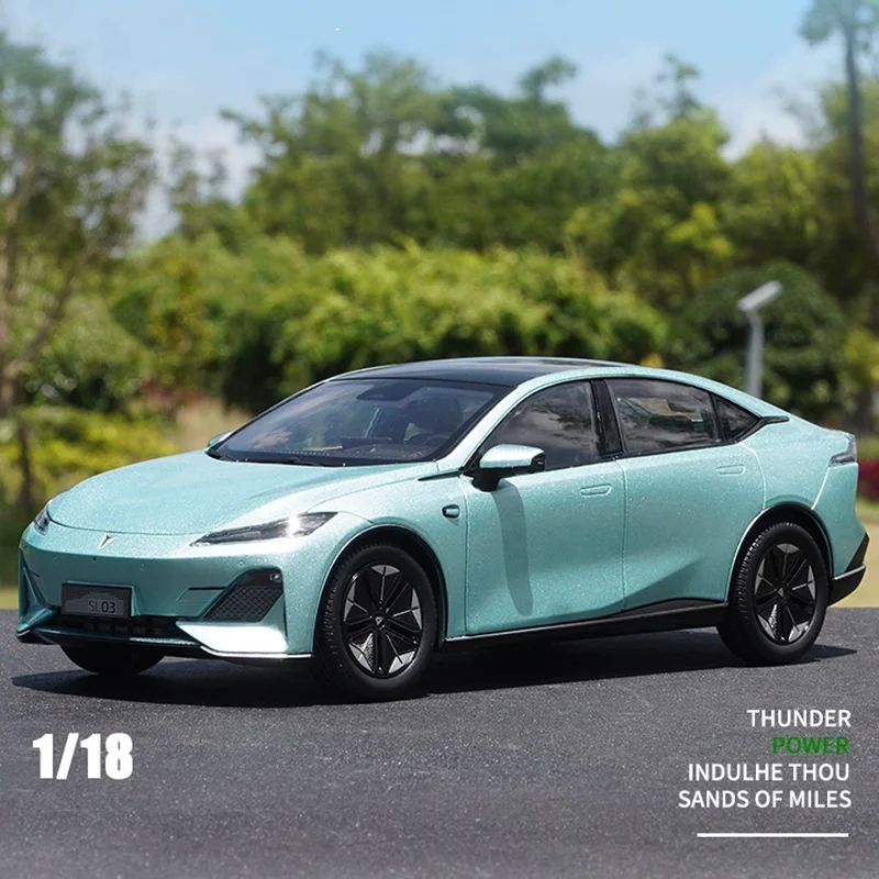 

1: 18 ratio Chang'an DEEPAL SL03 car model alloy die-cast toys, collectible accessories, boys' toys