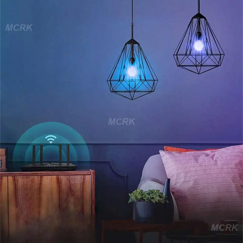 Matter WiFi Smart LED Light Bulb E27 9W TUYA/Smart Life RGBCW Dimmable Smart Lamp Support Alexa Home Homekit Control