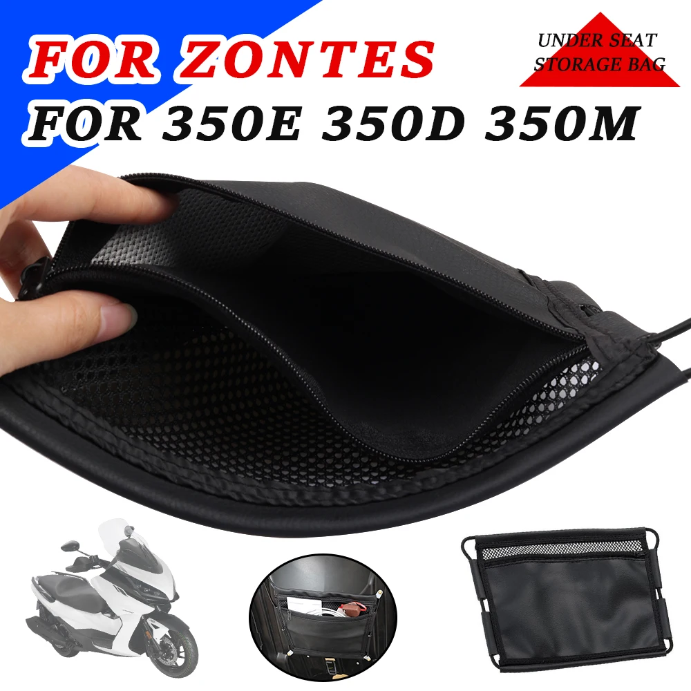 

Motorcycle Accessories Under Seat Storage Bag Sundries Bag Bucket Leather For Zontes 350E ZT 350D 350M 350 D M350 ZT350 E ZT350E