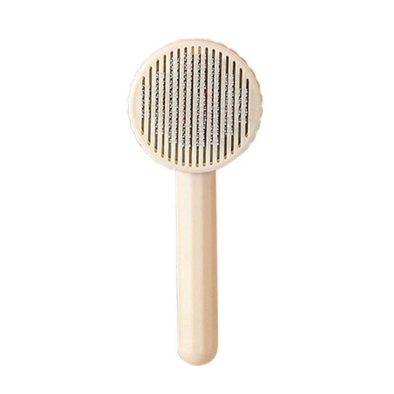 

Расческа для кошек, расческа для домашних животных, самоочищающаяся Расческа для стрижки, щетка для удаления волос, расческа для вычесывания домашних животных, расческа для красивой собаки