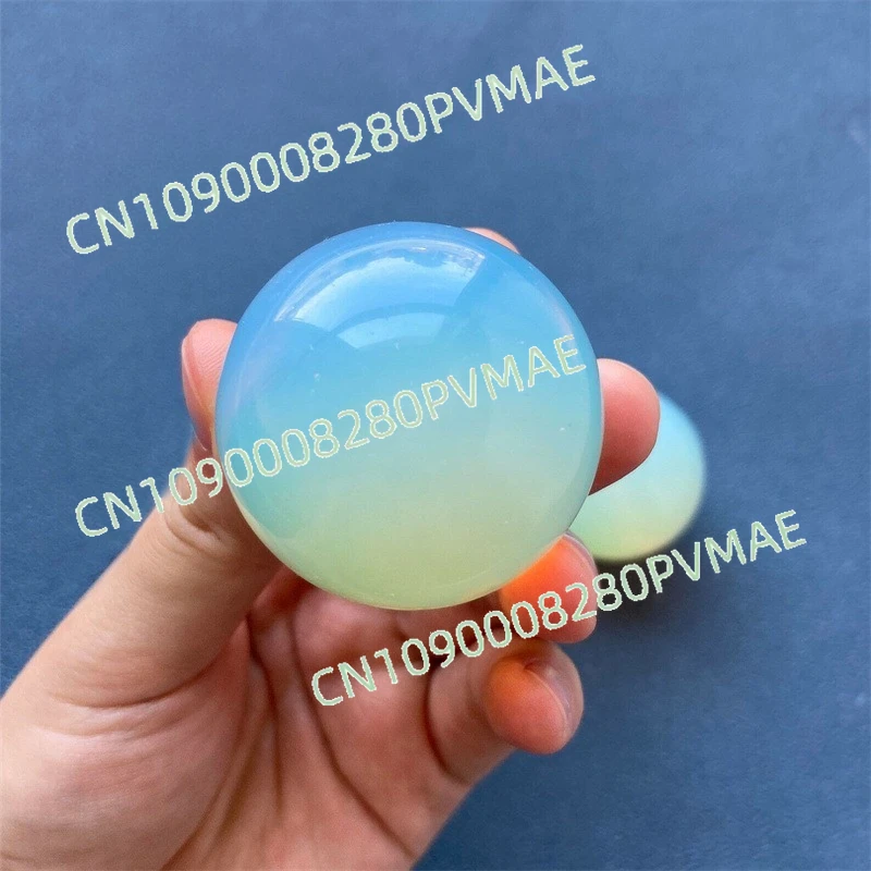 천연 오팔 크리스탈 볼 원석 연마 공예품 가정 테이블 장식 에너지 스톤 피트니스 볼