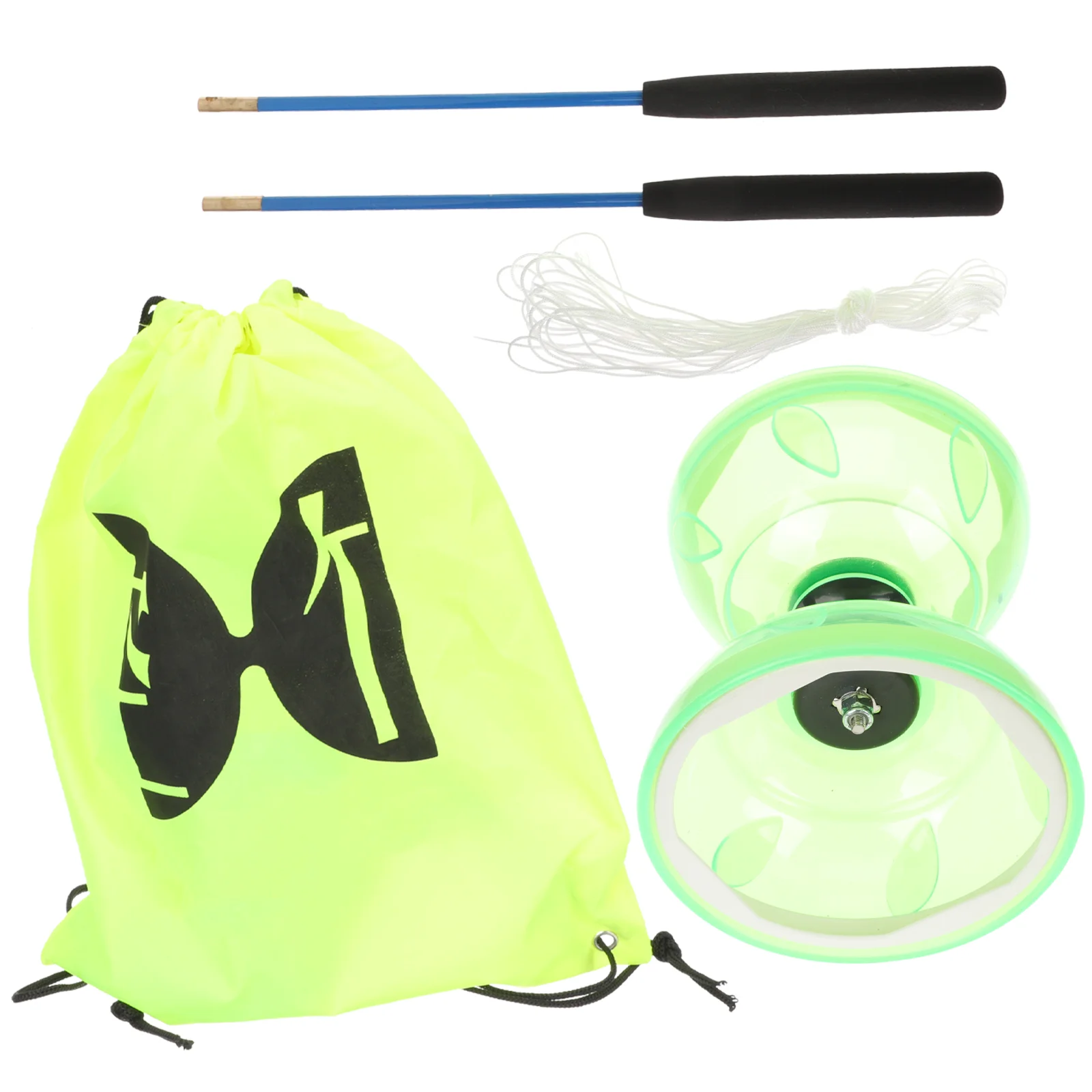 

Diabolo Set Chinese Yo-yo for Toddler Toy Outdoor Toys outside Kids Bearing Fitness Plastic Classic Juggling Elder Playset