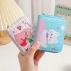 PU Leather Girls Wallet Cute Cartoon Zipper Card Holder Mini Clutch Wallet Key Chain Coin Purse Kids Gifts Stationary 3