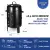 16.5 Inch Charcoal Smoker Grill with Thermometer, 3-in-1 Portable Vertical Smoker, Black 3