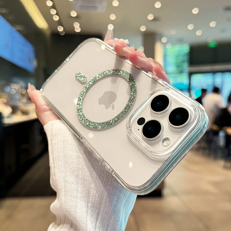 Luxury Glitter Silicone Phone Case - Bling Protector & Shockproof Cover