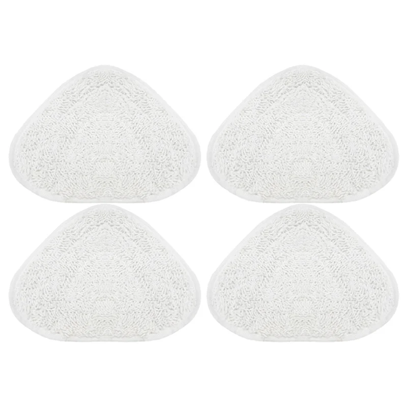 4PCS Steam Mop Pads for Vileda OCedar Vacuum Cleaner Washable Reusable Triangle Mop Pad Cloth Cleaning Floor Tool