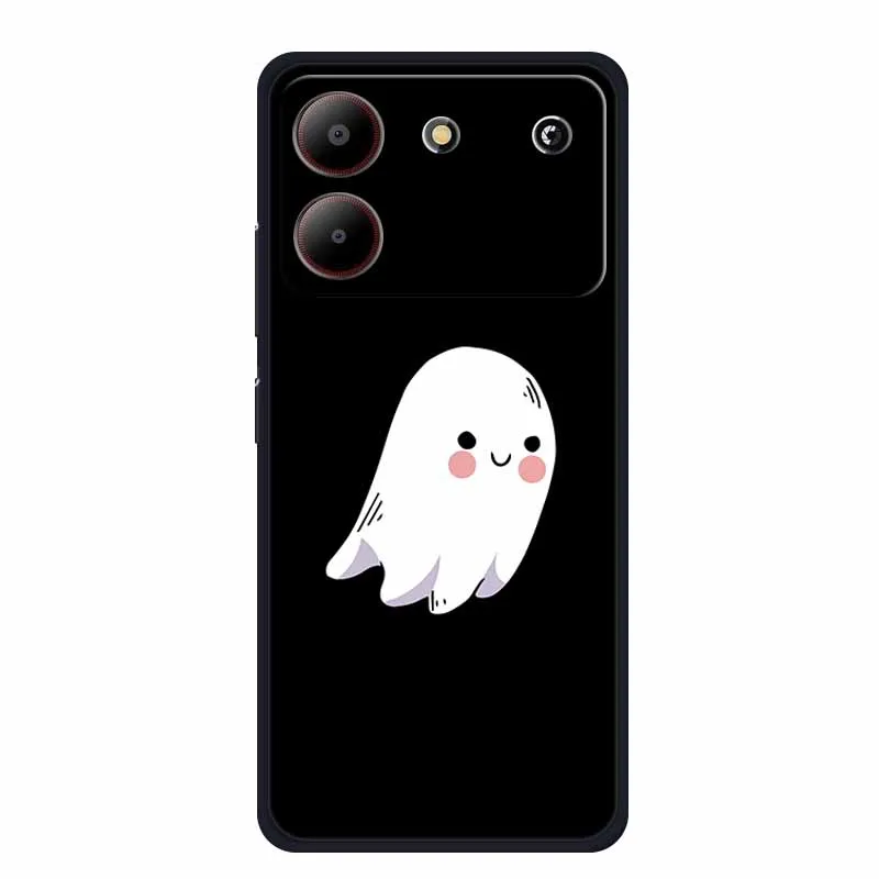 Cute Cartoon Cat Black Silicone Soft Phone Case - Stylish Protective Back Cover