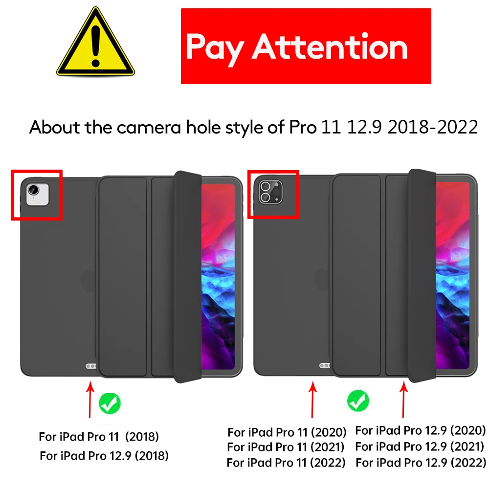 para ipad geração caso com suporte de lápis silicone capa traseira para ipad gen