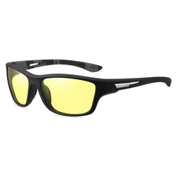 Enhanced Performance Mirrored Sport Sunglasses for Outdoor Enthusiasts (Yellow)