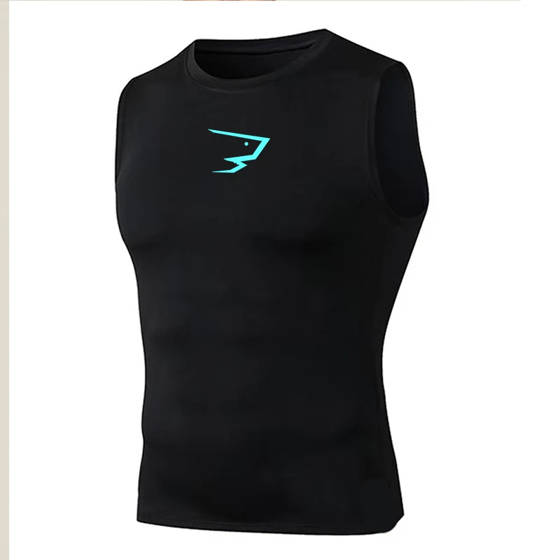 Reflective White Cycling Base Layer Quick-Dry Sports Vest
