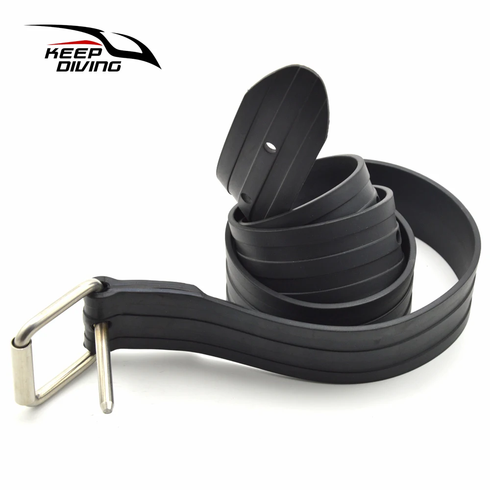 1.3M/1.5M/1.8M Freediving Diving Rubber Weight Belt With Stainless Steel RQuick Release Buckle BCD Accessories Diving Equipment scuba diving weight belt