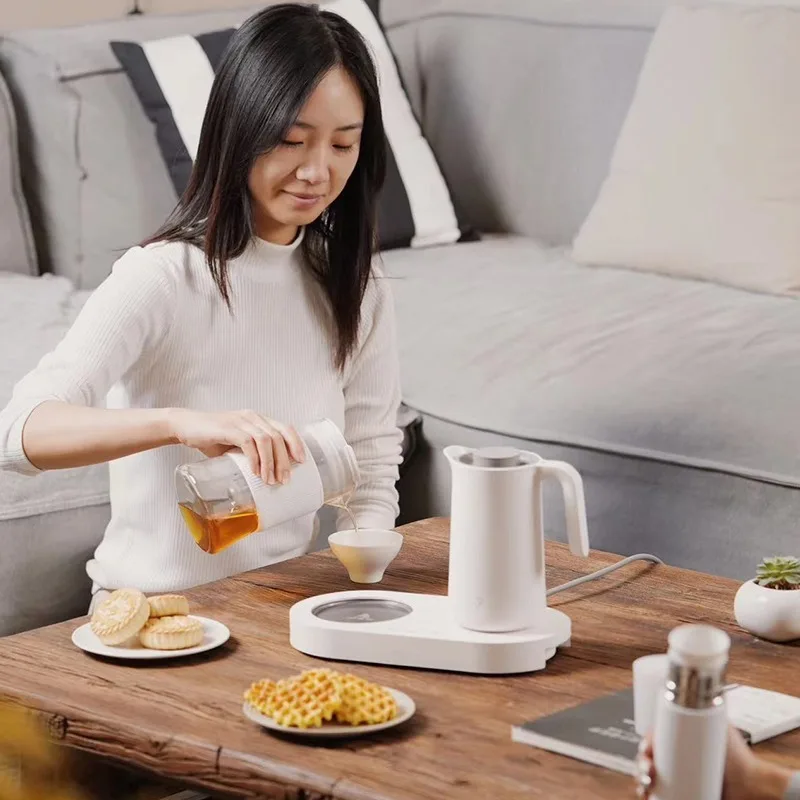 

Паровой чайник, изоляционное стекло, домашний автоматический, для офиса, небольшой чайник, чайная машина