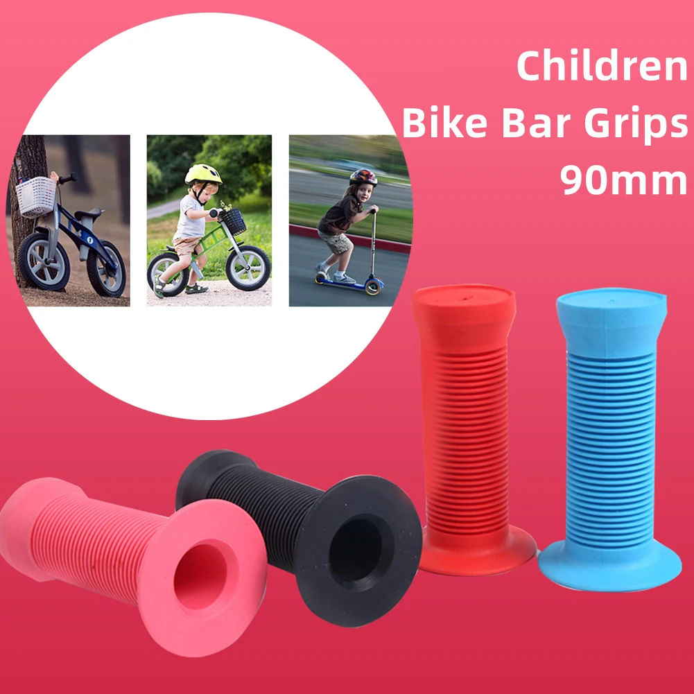 1 Pair Bicycle Handlebar Grips Bike Scooter Bar End Grips Suit for Children Bike Tricycle Scooter 