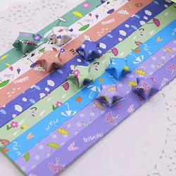 Colorful Origami Paper Strips for DIY Crafts and Handmade Gifts (Cute umbrella)