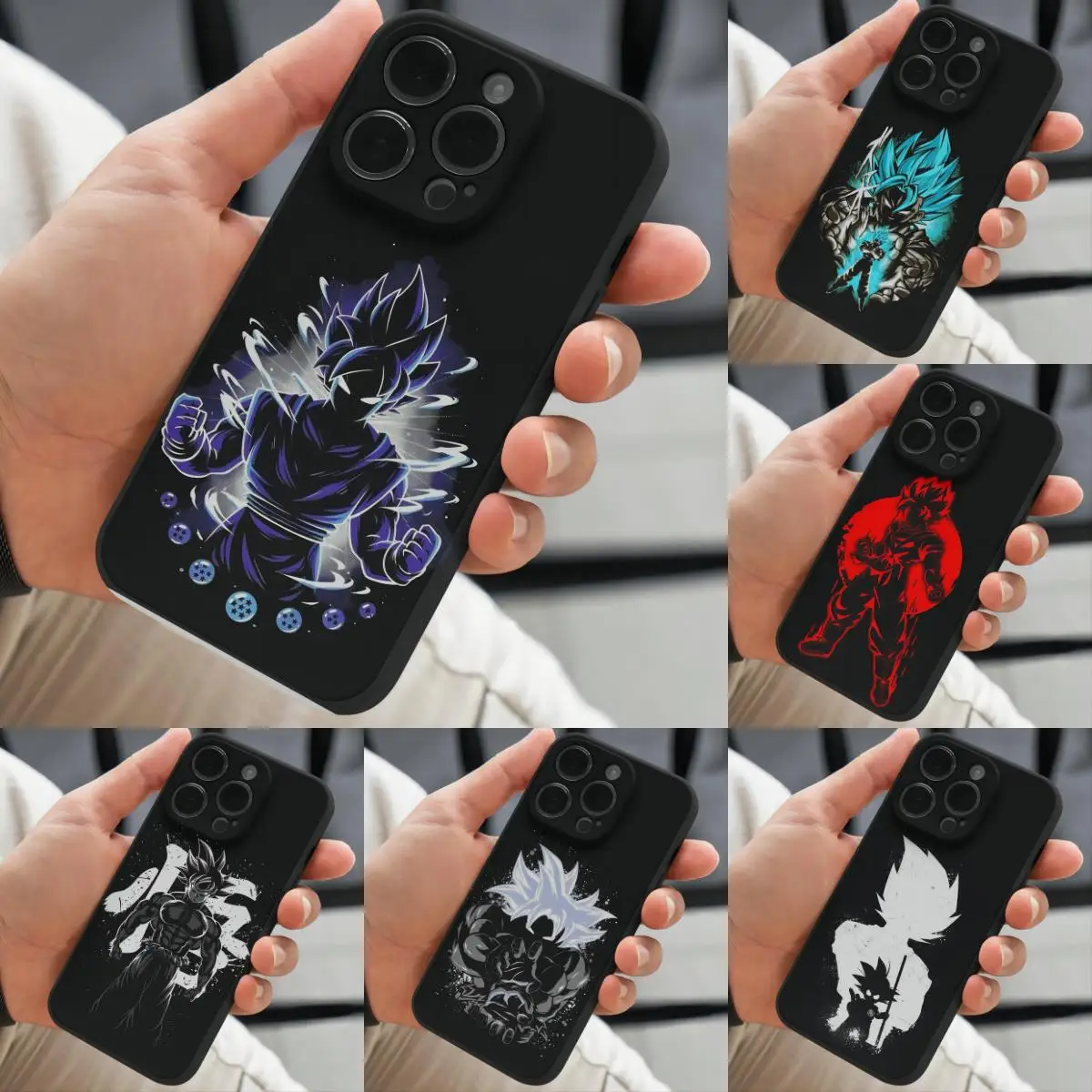 

Iphone 14 Pro Max Case Dragon Ball Z Toys Vegeta Goku Tpu Material 2022 Black Matte Silicone Soft Shell 13 12 11 Toys Shell 2022