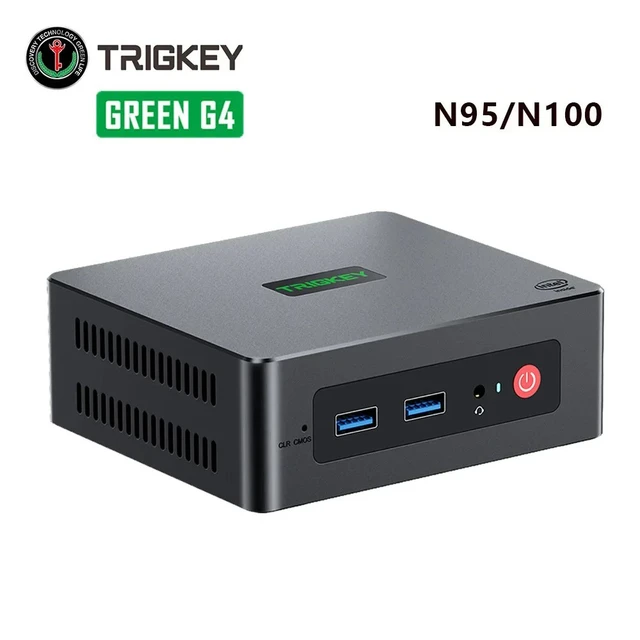 TRIGKEY G4 Mini PC 16GB DDR4 500GB N100 - ミニPC