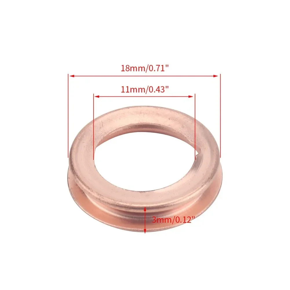 Oil Drain Plugs 10PCS 11026-JA00A Car Metal Oil Drain Plug Crush Washer Gasket 11026-01M02 For Nissan 370Z / Cube 2010 For Infiniti 2010-2011