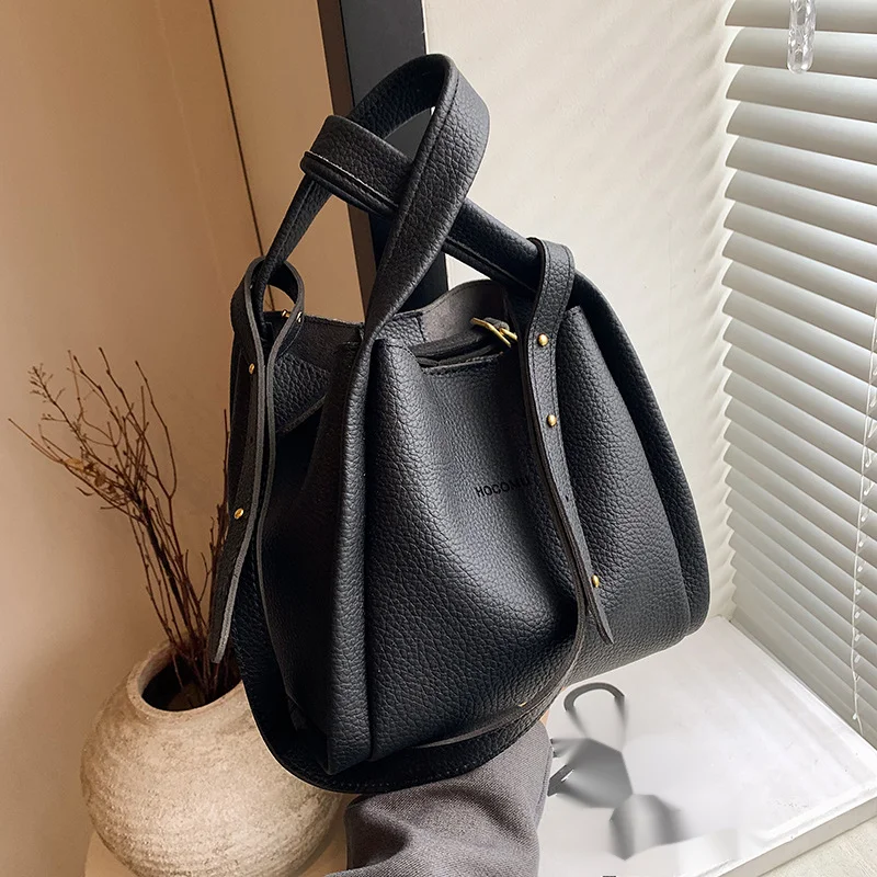 Borse piccole avanzate ed eleganti per le donne Borse a tracolla alla moda e semplici Borse a secchiello alla moda e piccole borse a mano_voghion.com